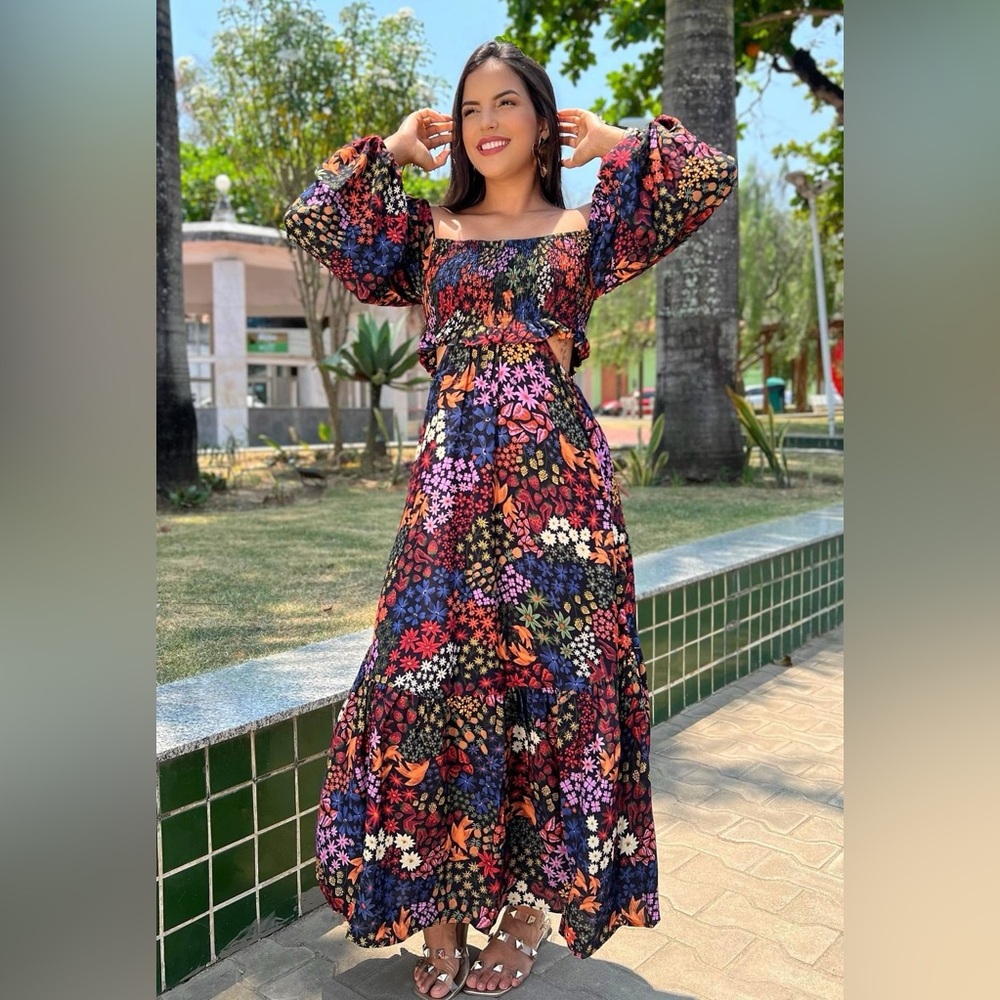 Farm Rio Garden Maxi Dress